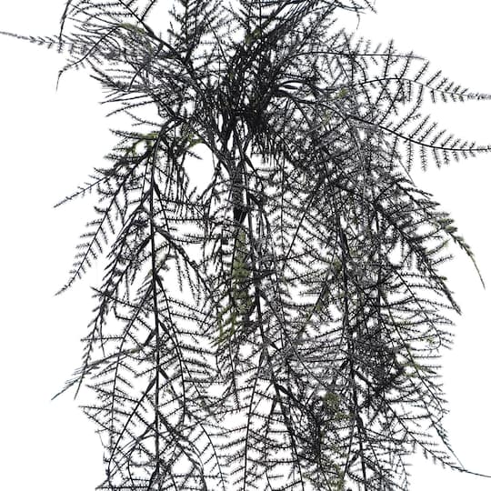 28" Dark Green Hanging Fern Bush by Ashland®